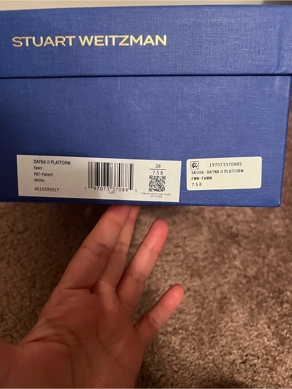 Stuart Weitzman patent platform